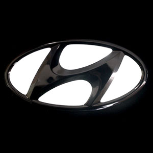 [ Hyundai Azera(TG) auto parts ] 2way Hyundai LED emblem Made in Korea
